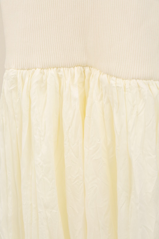 Robes mi-longues Femme Beige Lili & Lala (F De la Passion) 65125 Efashion Paris