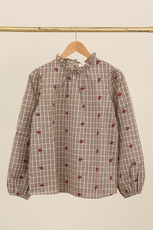 Blouses Femme Rouille F DE LA PASSION 5399-1913 Efashion Paris