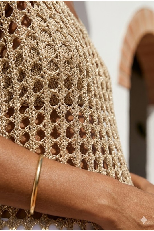 Tops Women Gold JUSTINE&CO JC 31089 Efashion Paris