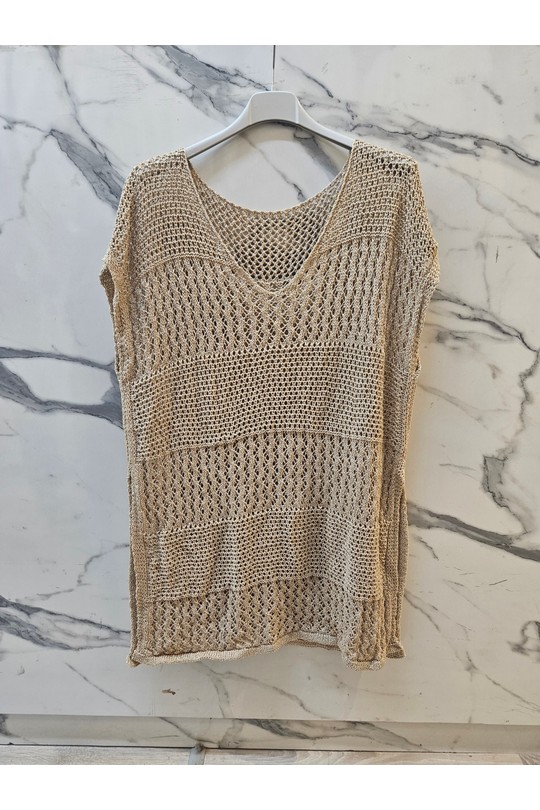 Tops Women Gold JUSTINE&CO JC 2517 Efashion Paris