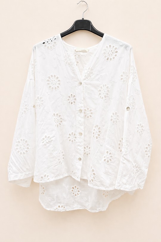 Chemises Femme Blanc JUSTINE&CO 007 Efashion Paris