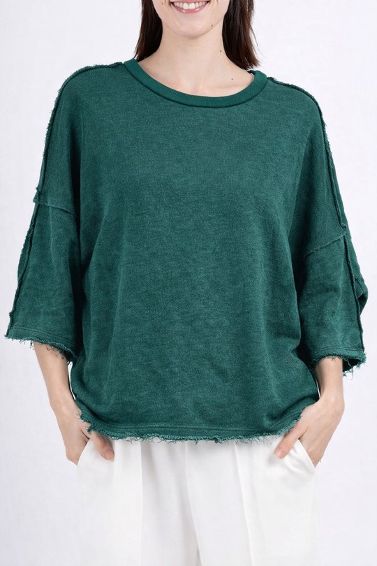 Tops Femme Vert sapin HERYA 83361 Efashion Paris
