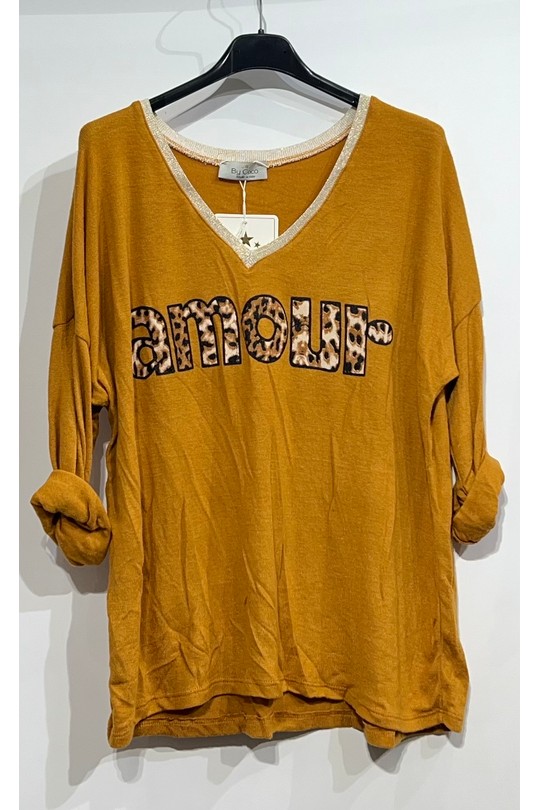 Tops Femme Moutarde HERYA 792432 Efashion Paris