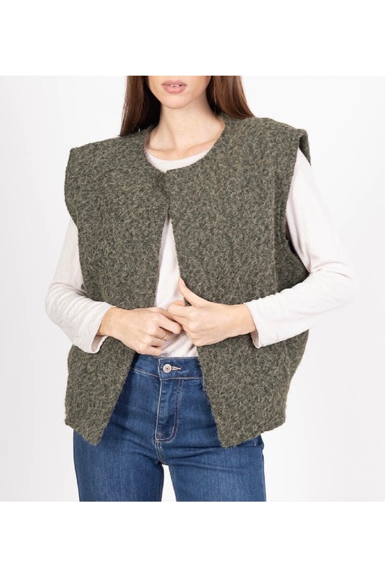 Gilets Femme FUCHSIA HERYA 2411 Efashion Paris