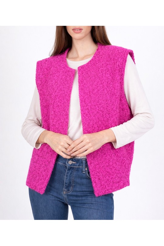 Gilets Femme FUCHSIA HERYA 2411 Efashion Paris