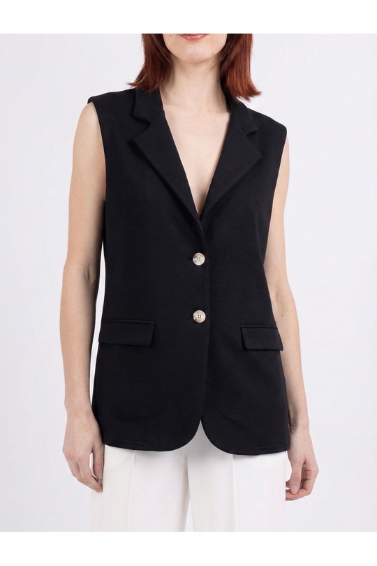 Gilets Femme Blanc HERYA 2504 Efashion Paris