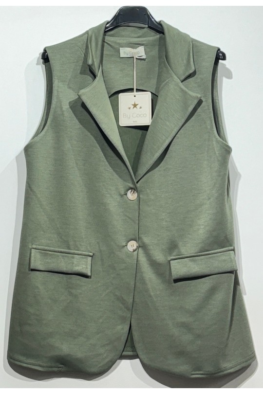 Gilets Femme Blanc HERYA 2504 Efashion Paris