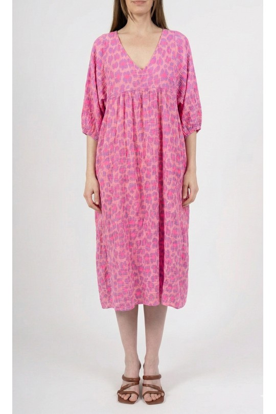 Robes mi-longues Femme Rose bonbon HERYA 822477 Efashion Paris