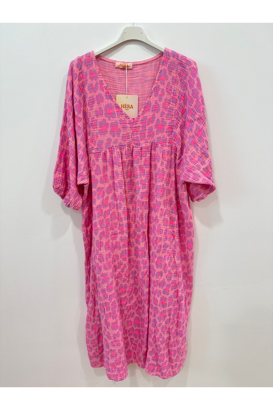 Robes mi-longues Femme Rose bonbon HERYA 822477 Efashion Paris