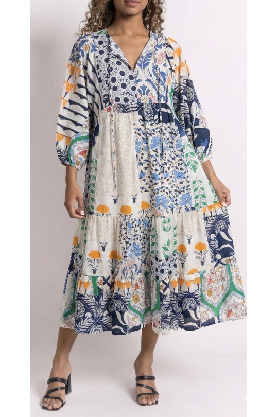 Robes longues Femme Bleu royal HERYA 92482 Efashion Paris