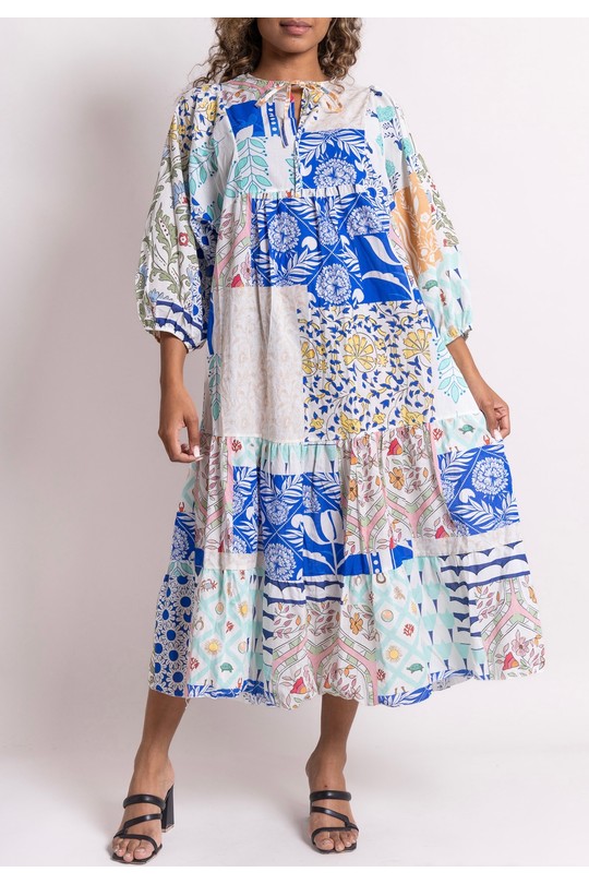 Robes longues Femme Bleu royal HERYA 92482 Efashion Paris