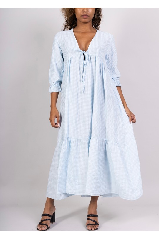 Robes longues Femme Bleu ciel HERYA 847561 Efashion Paris