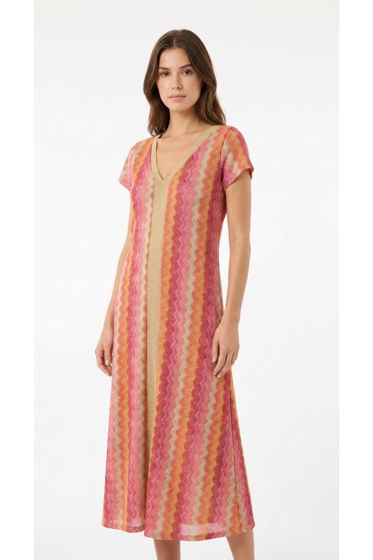 Robes mi-longues Femme FUCHSIA HERYA 5089 Efashion Paris