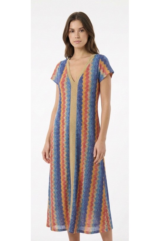 Robes mi-longues Femme FUCHSIA HERYA 5089 Efashion Paris