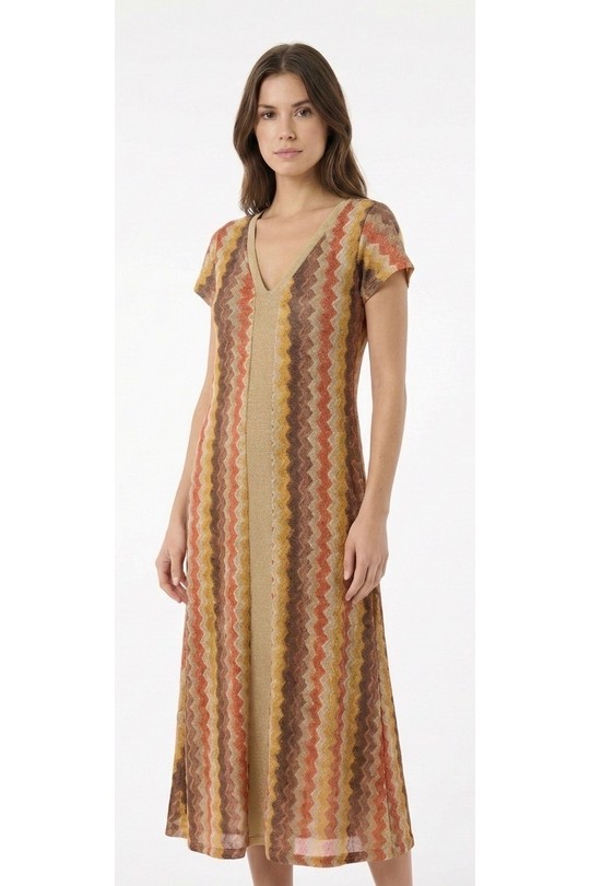 Robes mi-longues Femme FUCHSIA HERYA 5089 Efashion Paris