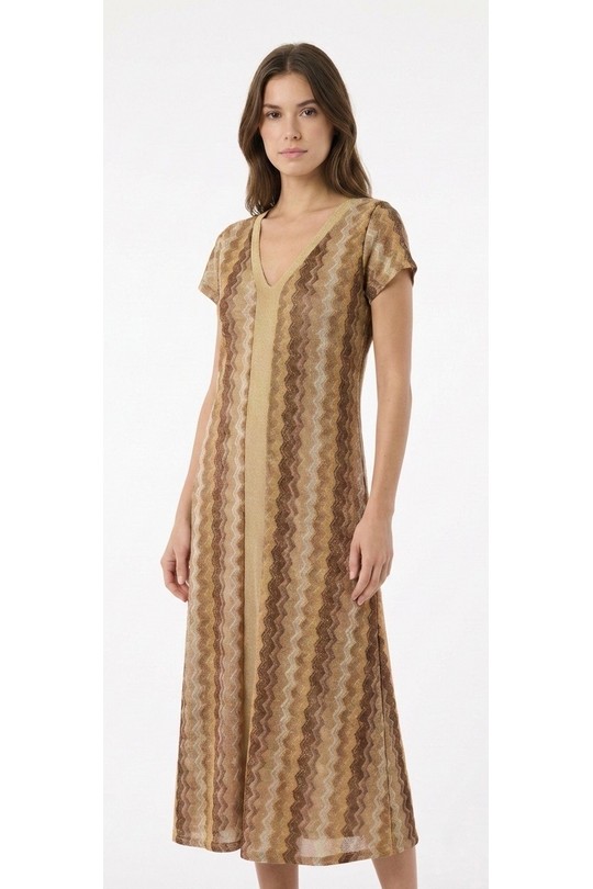 Robes mi-longues Femme FUCHSIA HERYA 5089 Efashion Paris