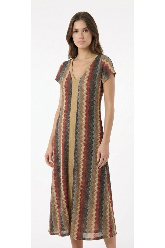 Robes mi-longues Femme FUCHSIA HERYA 5089 Efashion Paris