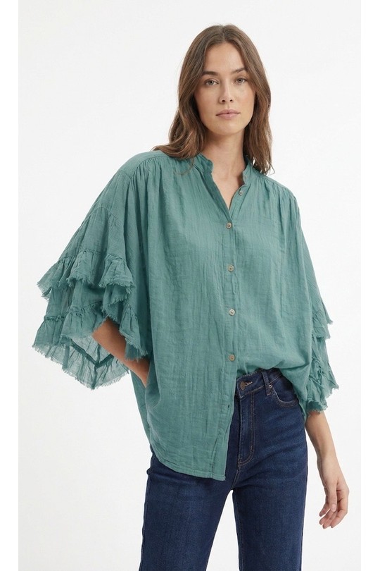 Shirts Women Orange HERYA 835184 Efashion Paris