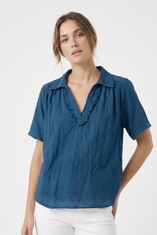 Blouses Femme Vert d eau HERYA 85036 Efashion Paris