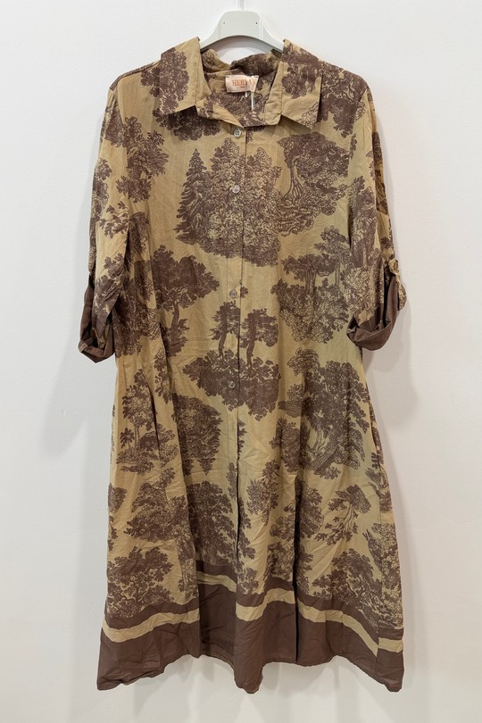 Robes mi-longues Femme Rose fluo HERYA 837672 Efashion Paris