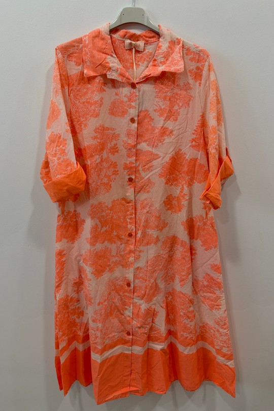 Robes mi-longues Femme Rose fluo HERYA 837672 Efashion Paris