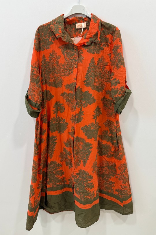 Robes mi-longues Femme Rose fluo HERYA 837672 Efashion Paris