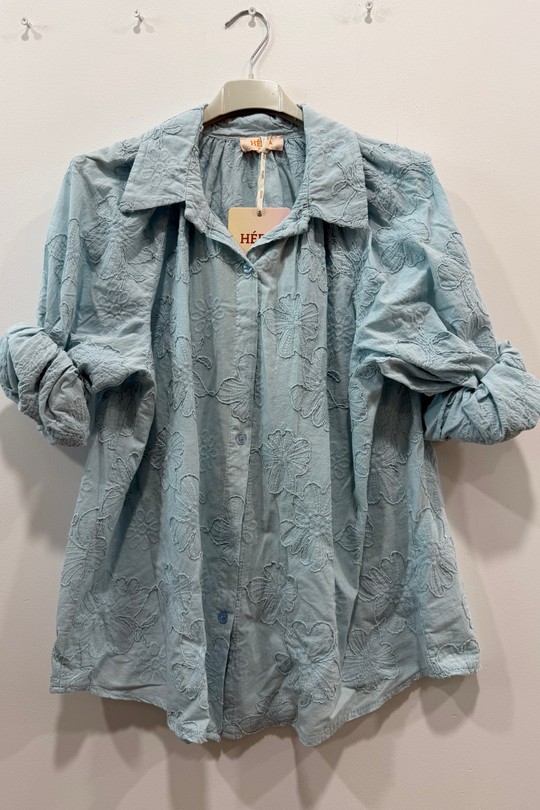 Chemises Femme Bleu ciel HERYA 85555 Efashion Paris