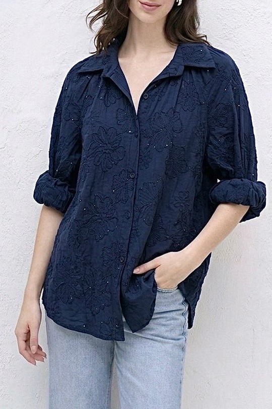 Chemises Femme Bleu ciel HERYA 85555 Efashion Paris