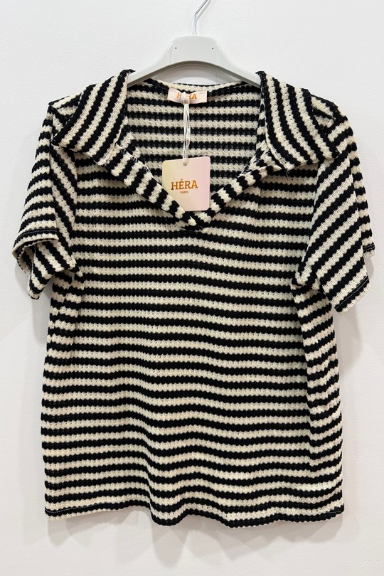 Tops Femme Noir HERYA 6241 Efashion Paris