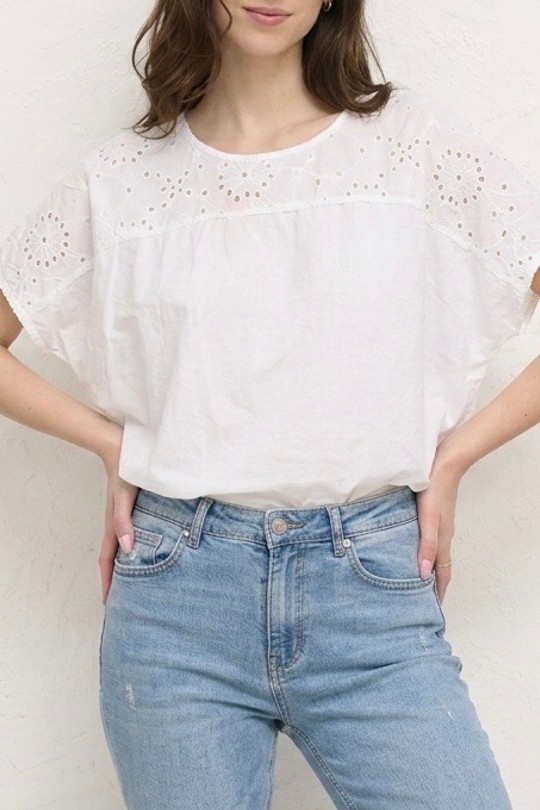 Tops Femme Blanc HERYA 849071 Efashion Paris