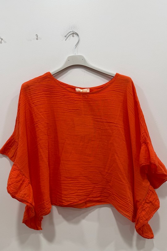 Tops Femme Orange HERYA 86079 Efashion Paris