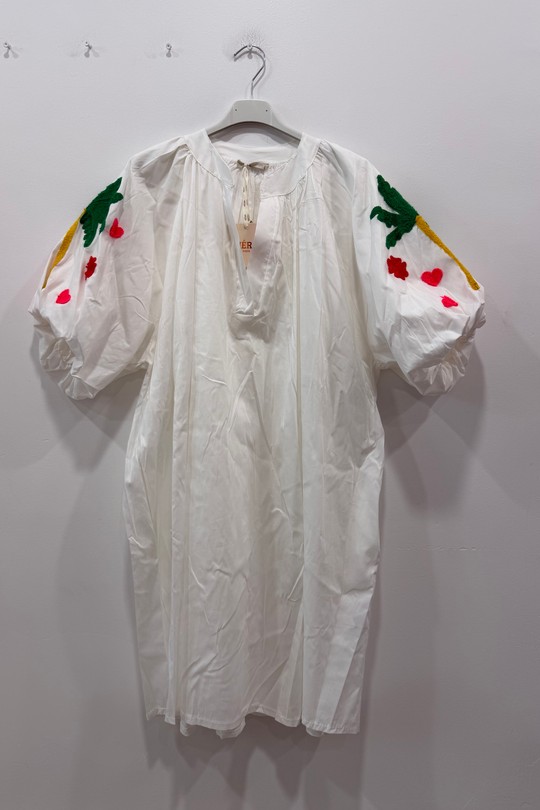 Robes mi-longues Femme Blanc HERYA 62965 Efashion Paris