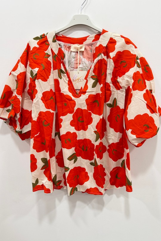 Blouses Femme Orange HERYA 6596 Efashion Paris