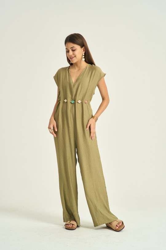 Combinaisons Femme Vert Kélie K6-07 Efashion Paris