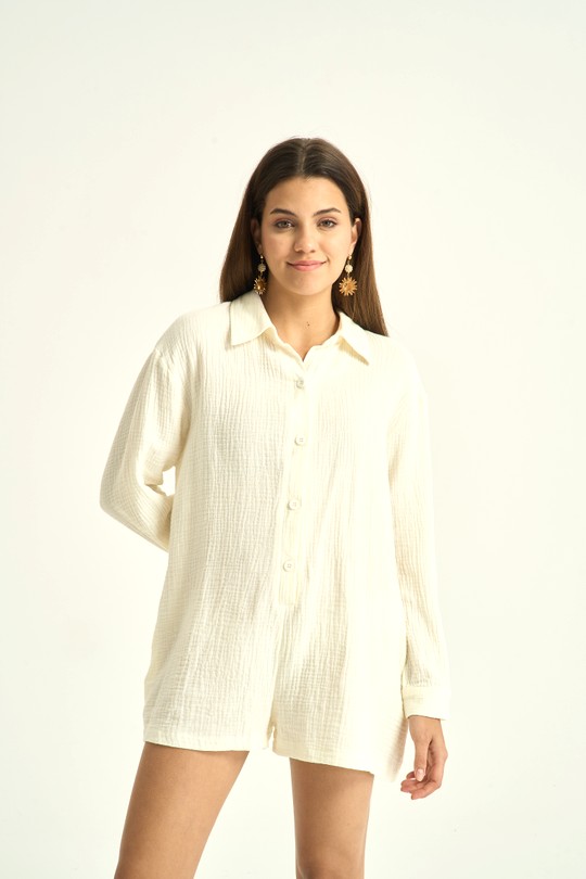 Combinaisons Femme Beige Kélie KC-13 Efashion Paris