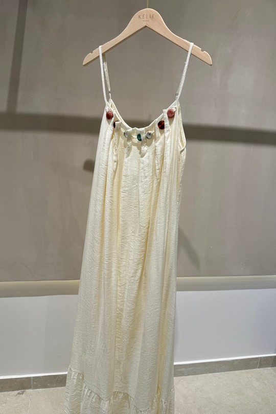Robes longues Femme Taupe Kélie K6-08B Efashion Paris