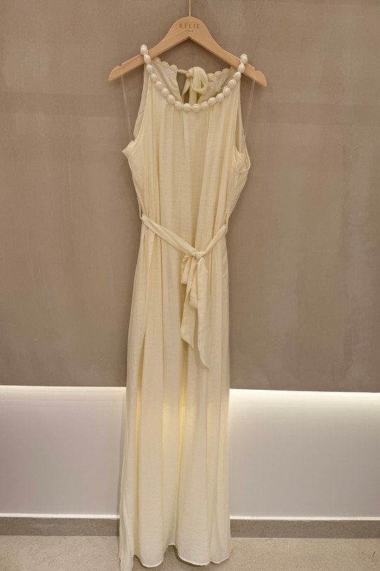 Robes longues Femme Taupe Kélie K6-09B Efashion Paris