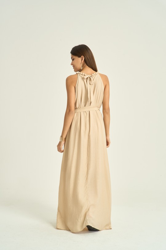 Robes longues Femme Taupe Kélie K6-09B Efashion Paris