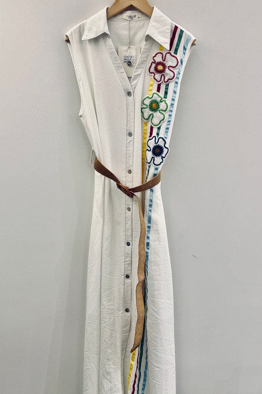 Robes mi-longues Femme Beige Kélie K6-17B Efashion Paris