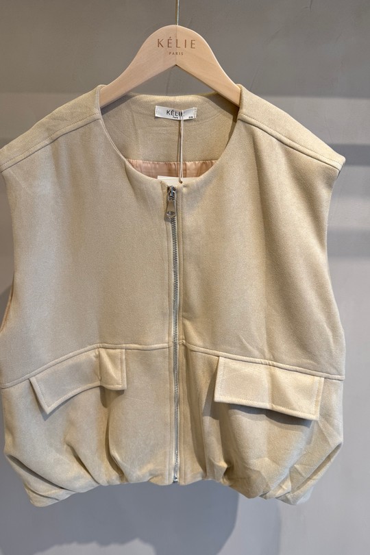 Gilets Femme Vert Kélie KY001C Efashion Paris