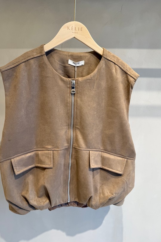 Gilets Femme Vert Kélie KY001C Efashion Paris
