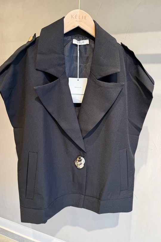 Gilets Femme Blanc Kélie KY003C Efashion Paris