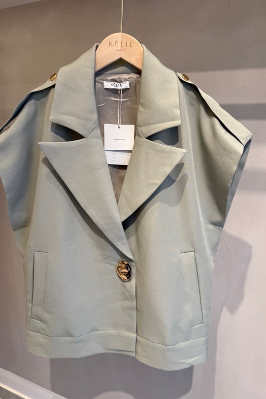 Gilets Femme Blanc Kélie KY003C Efashion Paris