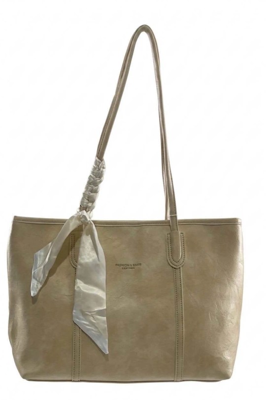 Cabas Maroquinerie Noir CALEYNA 8810 Efashion Paris