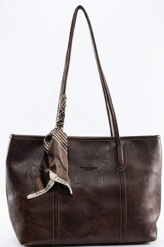 Cabas Maroquinerie Noir CALEYNA 8810 Efashion Paris