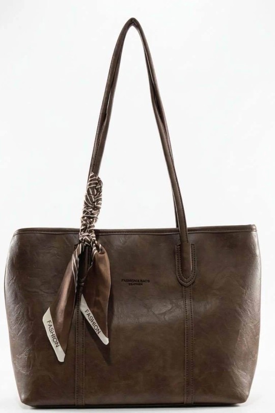 Cabas Maroquinerie Noir CALEYNA 8810 Efashion Paris