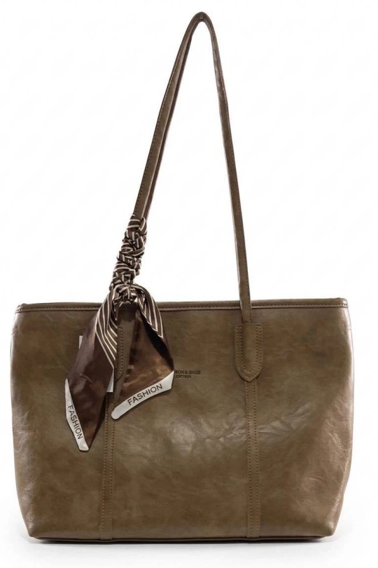 Cabas Maroquinerie Noir CALEYNA 8810 Efashion Paris