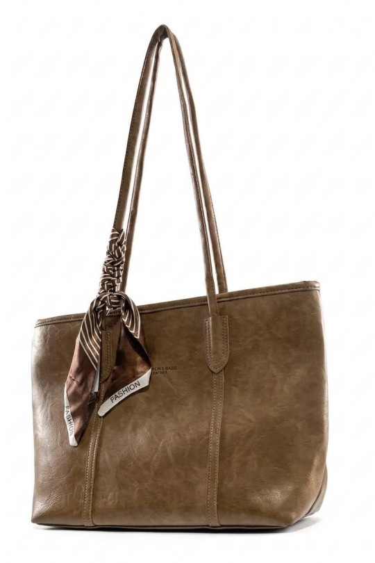 Cabas Maroquinerie Noir CALEYNA 8810 Efashion Paris