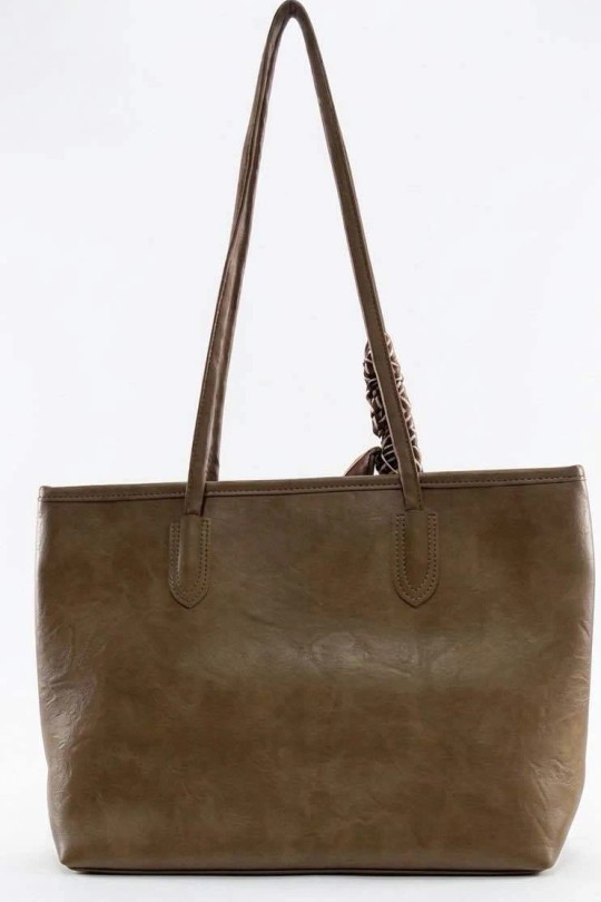 Cabas Maroquinerie Noir CALEYNA 8810 Efashion Paris