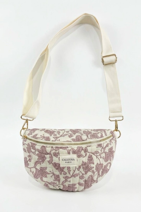 Sacs bananes Maroquinerie Rose CALEYNA 910-01 Efashion Paris